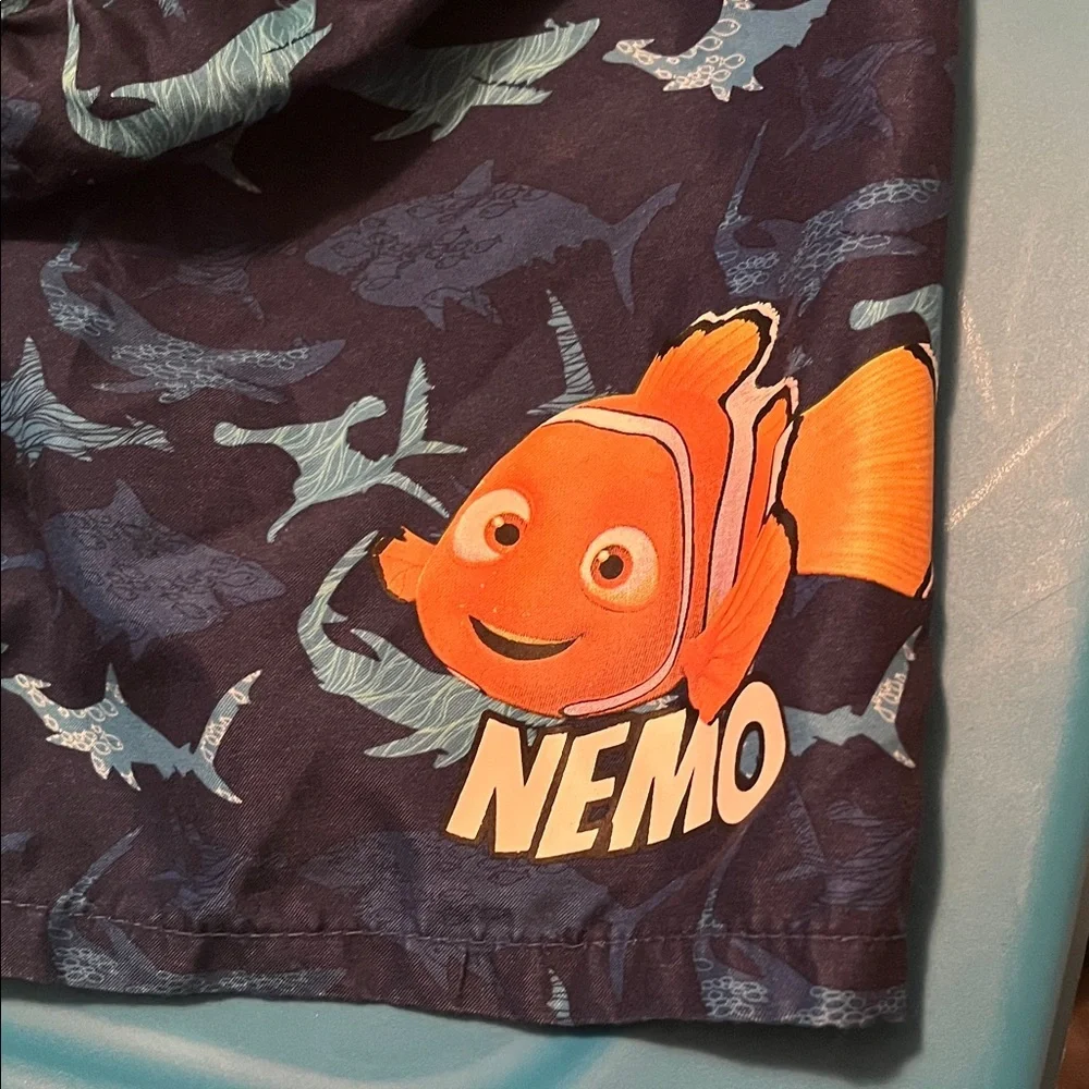 Disney Blue Nemo Kids Swim Trunks